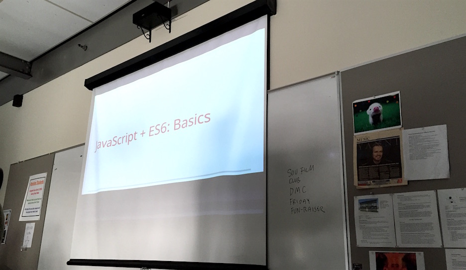 ES6 basics.