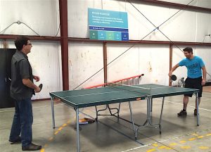 Ping Pong action.