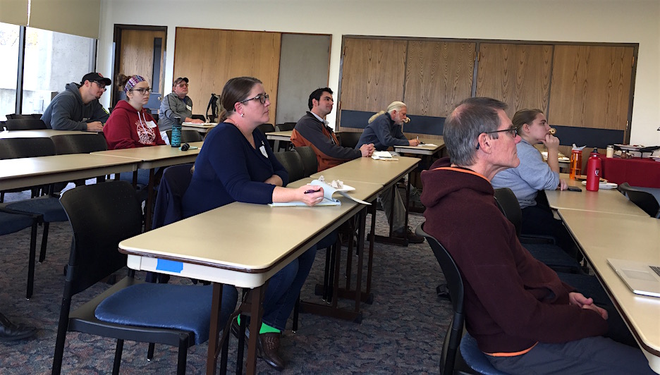 Trevor, Autumn, Dave, Amy, Randolph, Jim, Eric, Elizabeth.