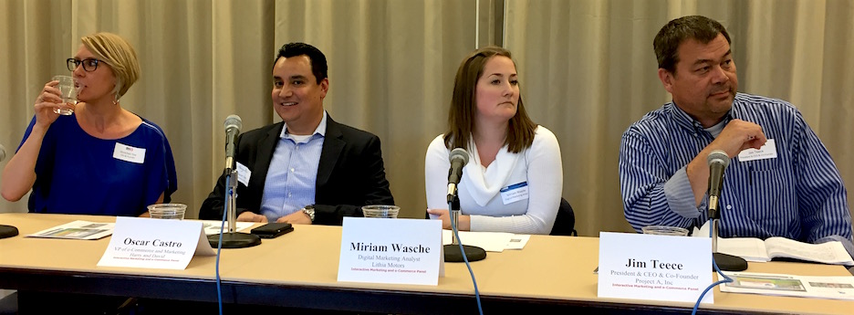 Panelists: Gretchen, Oscar, Miriam, Jim.