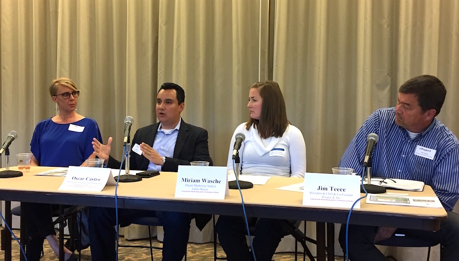 Panelists: Gretchen, Oscar, Miriam, Jim.