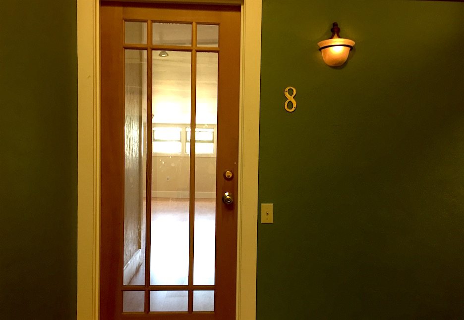 Suite 8; Door.