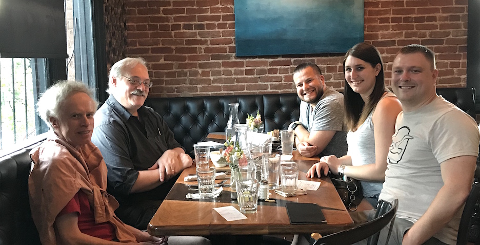 Hunter, Dave, Suhaib, Amanda, Frank.