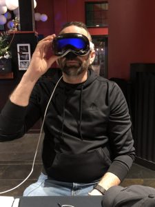 Shane testing Apple's Vision Pro